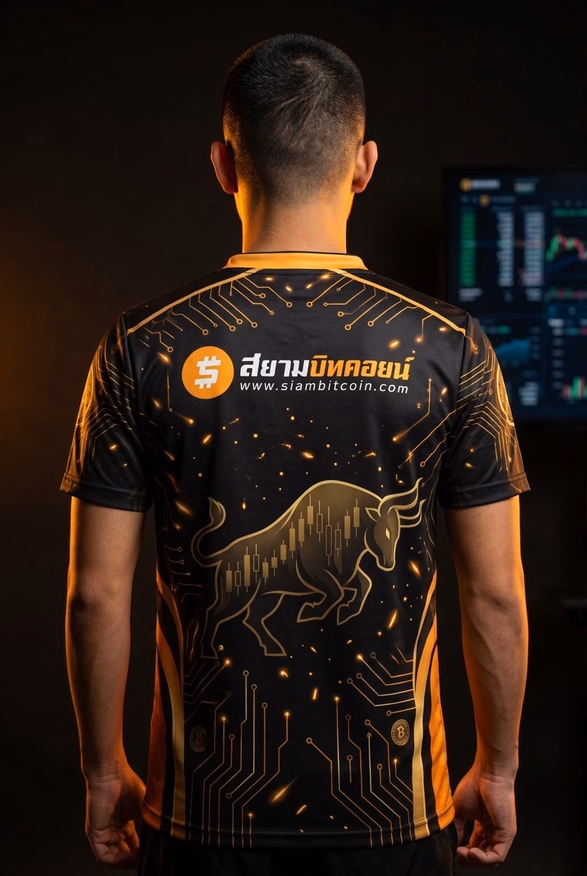 เสื้อ SiamBitcoin "BULL RUN" สายดาร์ก — Limited Edition - Image 2