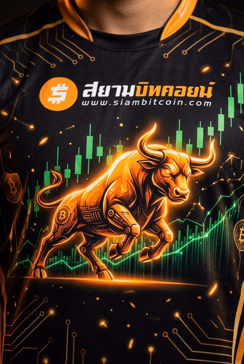 เสื้อ SiamBitcoin "BULL RUN" สายดาร์ก — Limited Edition - Image 4