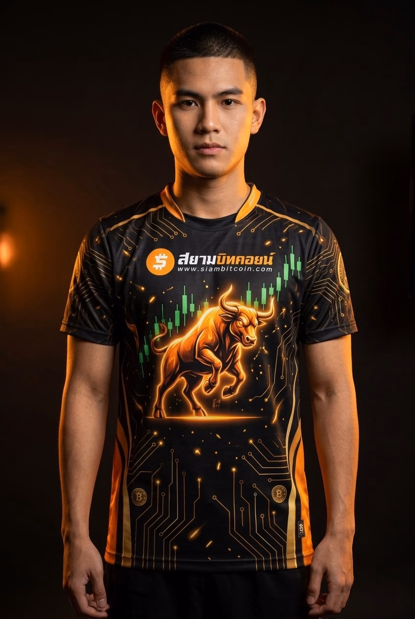 เสื้อ SiamBitcoin "BULL RUN" สายดาร์ก — Limited Edition
