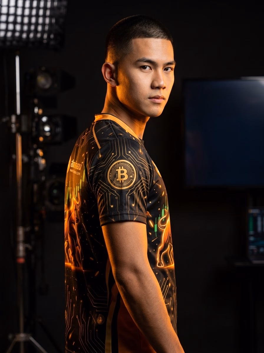 เสื้อ SiamBitcoin "BULL RUN" สายดาร์ก — Limited Edition - Image 3