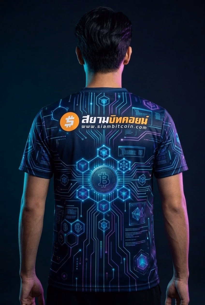 เสื้อ SiamBitcoin "CYBER NODE" สายไซเบอร์ — Limited Edition - Image 2
