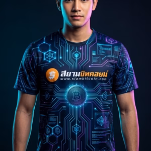 เสื้อ SiamBitcoin "CYBER NODE" สายไซเบอร์ — Limited Edition