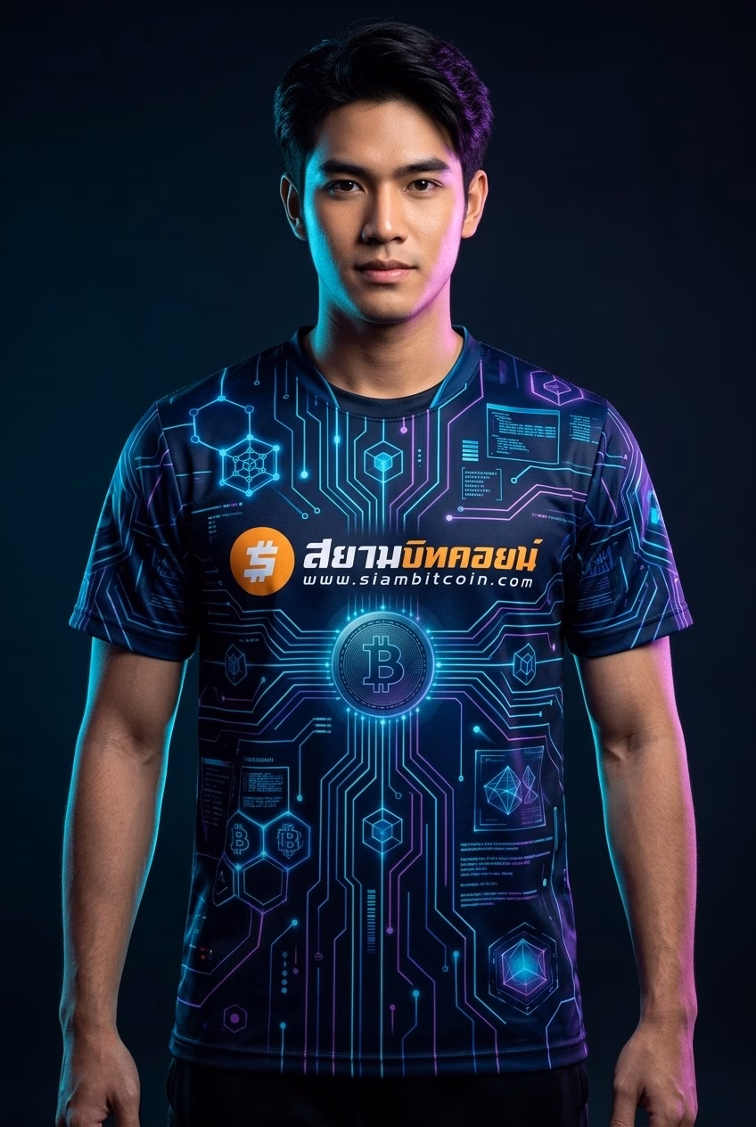 เสื้อ SiamBitcoin "CYBER NODE" สายไซเบอร์ — Limited Edition