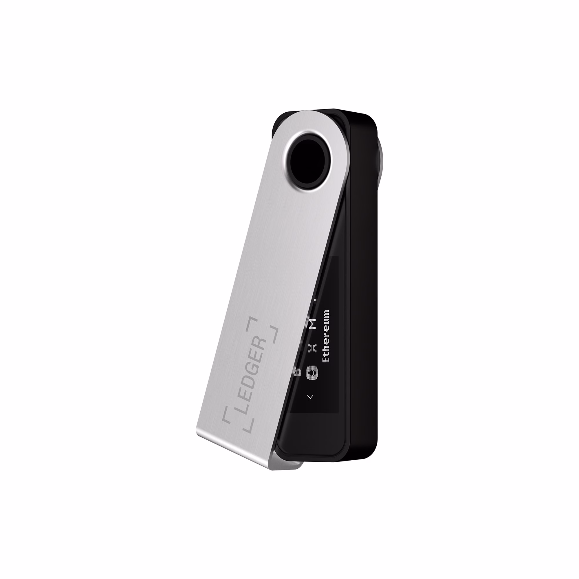 Ledger Nano S Plus มุมเฉียง โลโก้ LEDGER ของแท้